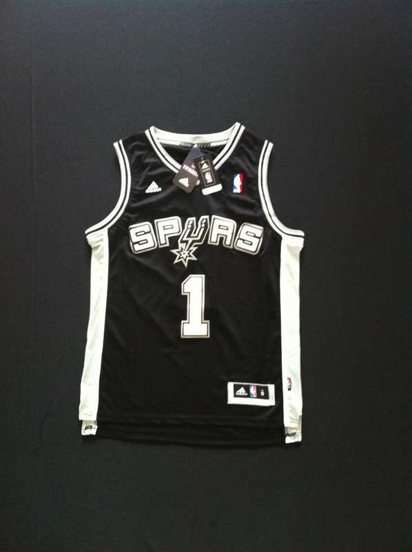 NBA San Antonio Spurs 1 Tracy McGrady New Revolution 30 Swingman Road Black Jersey
